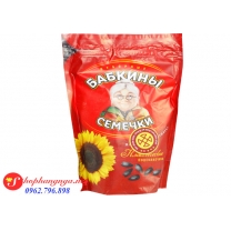 Hạt hướng dương Nga bà già đeo kính loại 300g Hạt hướng dương Nga bà già đeo kính loại 300g